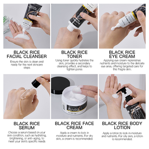 Tónico Facial de Arroz Negro KORMESIC, 130 ml, Blanqueador, Iluminador, Hidratación Duradera, Equilibrio Agua-Aceite, Para Cuidado Diario - Product Image 4