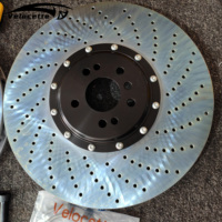 Grand étrier 10 Kit de frein à piston 420mm Rotor en céramique de carbone plaquettes de frein de taille personnalisables pour Mercedes GLE X156 Audi Q7 Land Rover