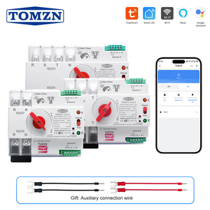TOMZN TUYA <span class=keywords><strong>SmartLife</strong></span> WIFI Commutateur de transfert automatique intelligent ATS double alimentation sans interruption 2P 3P 4P 230V 63A 100A 125A - Product Image 1
