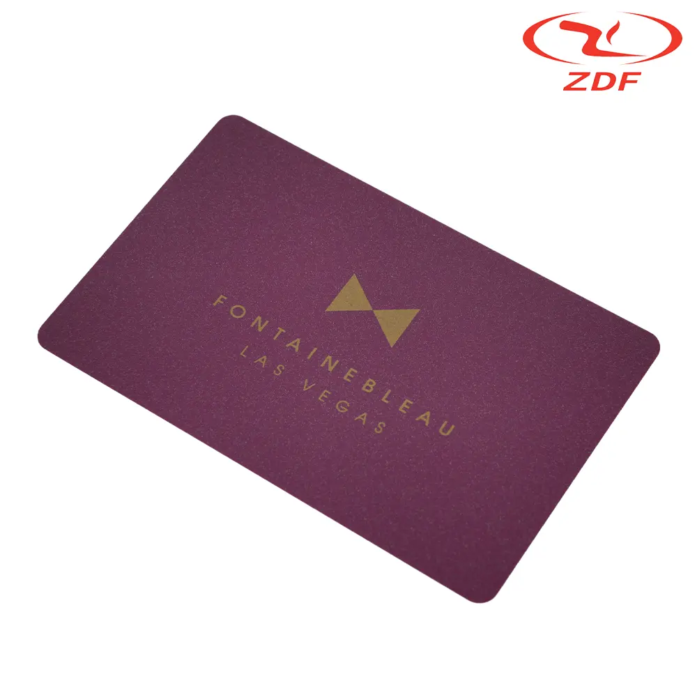 CMYK Offset dicetak kartu bisnis PVC anggota ID kartu VIP dengan antarmuka RFID 13.56MHz frekuensi pencetakan sutra