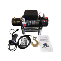 Treuil électrique 12V 6000LB robuste pour 4x4, hauteur de levage 15m