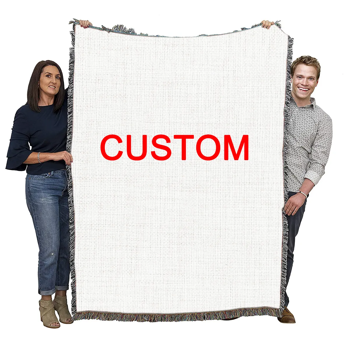 Custom Sherpa Throw Fleece Blanket Quilt Flannel Woven Blanket TV Blanket Wholesale Drop Ship FBA POD