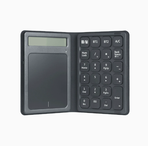 DF003C 3 In1 Calculator Numeric Keypad Touchpad Plastic Portable USB 3.0 Mini Keyboard Wireless Accounting Mini Keyboard