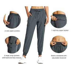 Pantalons de jogging décontractés pour femmes, printemps, sport, couleur unie, séchage rapide, vêtements de travail, athlétiques, voyage en plein air, pour femmes - Product Image 4