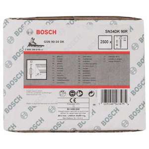 BOSCH - 2608200014 Clavo de tira de cabeza recortada SN34DK, brillante, ranurado-EAN 3165140563437 BRADS, PINS Y CLAVOS - Product Image 2