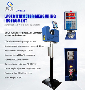QP 3025 Jauge de diamètre laser dédiée aux fils fins, pour produits ronds, jauge de diamètre laser pour câbles, calibre laser pour fils - Product Image 3