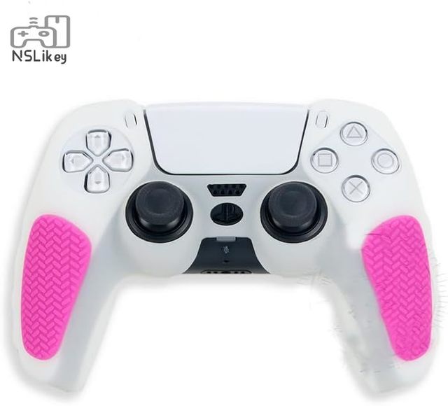 NSLikey Luminous Silicone Case for PS5 / PS5 Slim Controller Luminous Rubber Protective Skin Cover