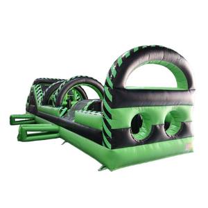 Parcours d'obstacles gonflable commercial de haute qualité en PVC <span class=keywords><strong>pour</strong></span> l'extérieur, toboggan gonflable <span class=keywords><strong>pour</strong></span> la <span class=keywords><strong>location</strong></span> - Product Image 1