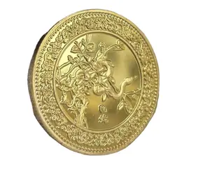Zodiac kỷ niệm huy hiệu huy hiệu kỷ niệm Huy Chương 12 hoàng đạo Kim loại thủ công tiền Xu Kỷ Niệm