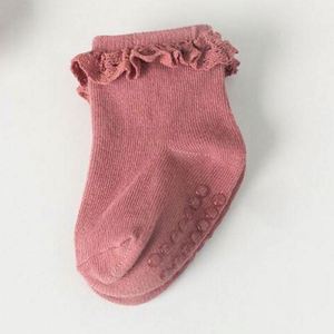 Chaussettes en dentelle pour bébé fille, 6 mois-3 ans, antidérapantes, 100% coton, logo personnalisé, OEM/ODM accepté, marque américaine Mairun, modèle 823, 10 pièces - Product Image 4