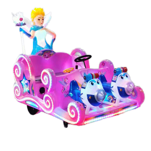 Voitures électriques à batterie pour enfants et adultes, thème princesse, lumineuses, manèges pour enfants dans les parcs d'attractions - Product Image 6