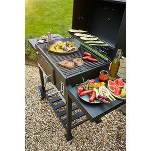 Multi-Functional Large Patio BBQ Grill 141x59x113cm Detachable Windproof Assembly Outdoor Camping Use - Product Image 2