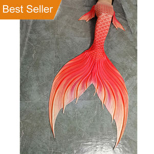 Combinaison sirène professionnelle HD sur mesure pour femme avec haut <span class=keywords><strong>de</strong></span> bikini imprimé peau <span class=keywords><strong>de</strong></span> sirène pour la natation - Product Image 4