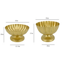 Vase à fleurs artificielles vintage en or pour mariage, centre de table de luxe en métal et fer, support de vase à fleurs pour la maison, l'hôtel, l'arrangement floral