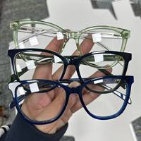 Montures de lunettes en acétate pour femmes de haute qualité expédition rapide montures de lunettes optiques en acétate