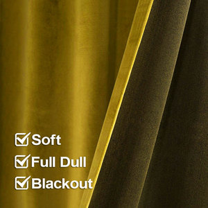 Más colores elección cortinas de terciopelo para la habitación de lujo - Product Image 3