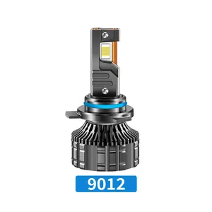 Fabrika K19 yüksek güç 38000lm 190w H4 H1 H7 9005 9006 otomotiv lazer ışık araba Led ışıkları motosiklet ampulü H4 Led farlar