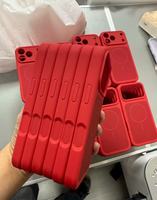 Coque de téléphone en silicone liquide JOYPORODO S088, panneau arrière magnétique, coque en silicone pour iPhone 17 Pro Max, coque de téléphone en silicone antichoc
