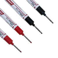 BECOL stylo marqueur pour le travail du bois multi-usages 20mm trou profond longue plume stylo marqueur permanent étanche pour charpentier