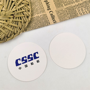 Promotional Gifts Custom Absorbent Paper coaster bar Drink coaster Pulp Paper coaster Made in China