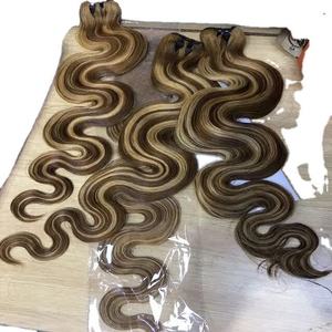 Extensions de cheveux humains 100% naturels, double épaisseur, ondulés, de donneur unique, à clipser, avec pointe plate, en vrac, en promotion - Product Image 2