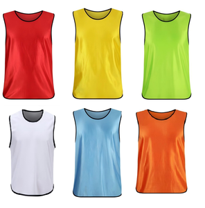 Pettorine da Allenamento <span class=keywords><strong>Calcio</strong></span> Personalizzate in Poliestere Nylon, Gilet Sportivi con Numero Squadra, Abbigliamento Unisex per Allenamento e Partite - Product Image 1