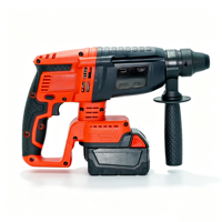Marteau perforateur rotatif sans fil 18V, 4 modes de fonctionnement, portable, lithium-ion, pour béton, maçonnerie, métal, bois