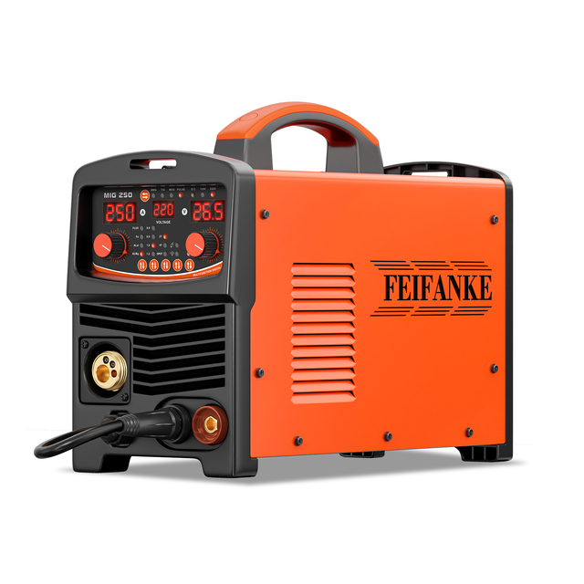 FEIFANKE MIG 250 3-in-1 Inverter DC Welder 250A AC 110-220V with 0.8mm Wire Feeder Stainless Steel Portable New 11.4KW