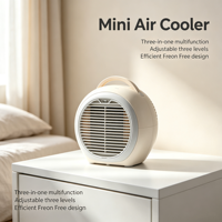 Mini ventilateur d'air évaporatif rechargeable par USB, ventilateur de réfrigération portable de bureau, faible bruit, pour intérieur, extérieur, camping, voyage