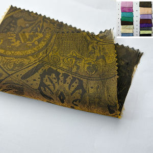 Venta directa de fábrica, tela de satén con patrón jacquard personalizado, tela de pijama, muestra gratuita de tela de satén - Product Image 2