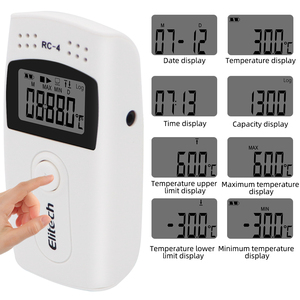 Registrador de Datos de Temperatura Industrial Hedao RC-4, Registrador Digital con Precisión de 1°C, Interfaz USB, Personalizable OEM para Cadena de Frío - Product Image 2