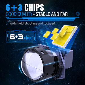 Lentille de projecteur LED laser Bi LED de qualité stable 140W 3570 CHIPS LP11 3 pouces pour H4 <span class=keywords><strong>H7</strong></span> 9005 9006 H11 - Product Image 2
