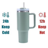 Tasse de voyage personnalisée 40oz gobelet avec poignée gobelets léopard 40oz tasse de voyage sublimation vaso de 40oz con mango