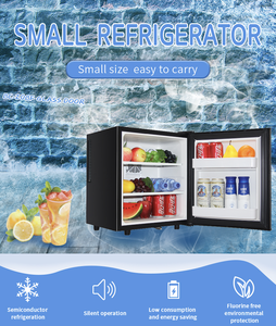 Mini-<span class=keywords><strong>réfrigérateur</strong></span> thermoélectrique NE-203-8 à <span class=keywords><strong>porte</strong></span> pleine, 40L, pour canettes, silencieux, avec serrure, idéal pour chambre d'hôtel - Product Image 5