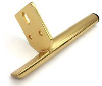 Support de Meuble Wekis en Fer Doré avec Plaque de Fixation pour Armoire, Canapé, Table - Fourniture en Gros pour Projets