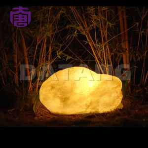 Lámpara LED 3D Grande con Forma de Piedra, Personalizada, IP65, de Resina y Fibra de Vidrio, para Decoración de Jardín, Bodas y Festivales al Aire Libre - Product Image 5