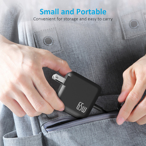 65W GaN Type C Laptop Adapter Portable PD 3.0 Fast Charger Universal Wall Plug for Lenovo HP Dell Asus Acer Samsung Chromebook - Product Image 6