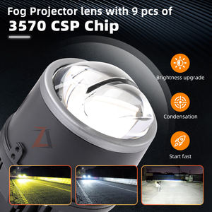 IP68防水 12V 160W 3インチ Zdw31 レーザースポットライト バイLEDプロジェクター フォグランプ 車用オートLEDフォグランプ ハイ/ロービーム - Product Image 4