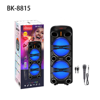 Fábrica de Altavoces ODM, Sistema de Audio Karaoke Digital para el Hogar con Micrófono con Cable, Función de Altavoz Estéreo TWS