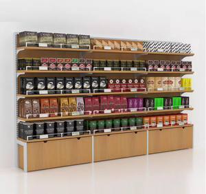 Giá Để Rượu Bán Buôn Giá Trưng Bày Rượu Bằng Gỗ Giá Trưng Bày Chai Rượu Vang Gondola Trưng Bày - Product Image 6