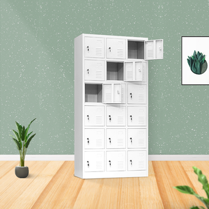 Armoire de salle de sport en acier moderne pour usage commercial Hôtel Hôpital et appartement Stockage-Serrure à clé Knock Down Design - Product Image 5