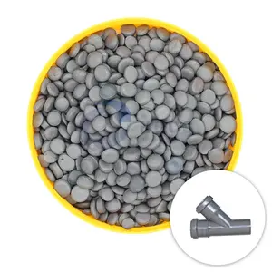 Natural Color PVC Injection Molding PVC Compound Pellets Hard Rigid PVC Granules For Elbows Tees