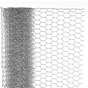 Hot Sale Hexagonal 1'' Pvc Coated 13 Gauge Chicken Wire Mesh Price Chicken Wire Hexagonal Wire Netting