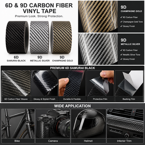 Ruban adhésif en fibre de carbone imperméable et anti-rayures pour appareil photo, ordinateur portable, voiture et scooter - Product Image 5