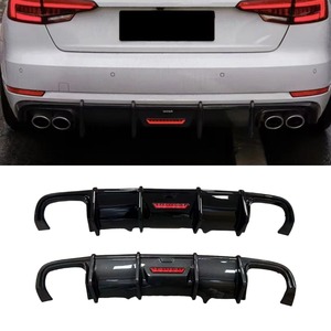 สปอยเลอร์กันชนหลังรถยนต์ ฝาครอบป้องกันกันชน ชุดแต่งสำหรับ Audi A4 S4 2017-2018 อุปกรณ์ตกแต่งรถยนต์ - Product Image 2