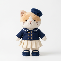 Peluche personnalisée articulée avec squelette intégré, jouet en peluche, poupée de personnage 100% polyester, couleur personnalisée pour collectionneurs