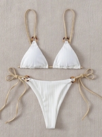 Traje de Baño de Dos Piezas para Mujer, Trajes de Baño Extremadamente Sexys, Chicas Jóvenes en Bikini