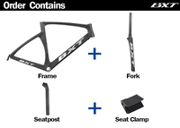 Cadre de vélo de route en fibre de carbone BXT, frein V, Di2/mécanique, chinois, original, vente en gros, OEM, frein à jante aérodynamique, cadres de vélos de route