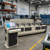 Machine de fraisage et de perçage CNC à double broche 3 axes, portée de travail 3000 mm, pour la fabrication de fenêtres en aluminium