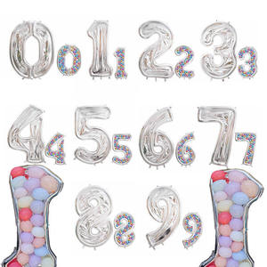 <span class=keywords><strong>65</strong></span> นิ้วขนาดใหญ่ดิจิตอล Globos วันเกิดจํานวนฟอยล์บอลลูน DIY กรอบรูปตกแต่งบอลลูน - Product Image 5